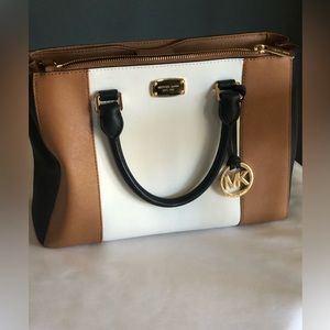 Michael Kors tri-color handbag